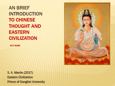 Chinese Thought | Eastern Tradition | Professor Steven A Martin, PhD | Lecture on Eastern Civilization | S.A. Martin Research