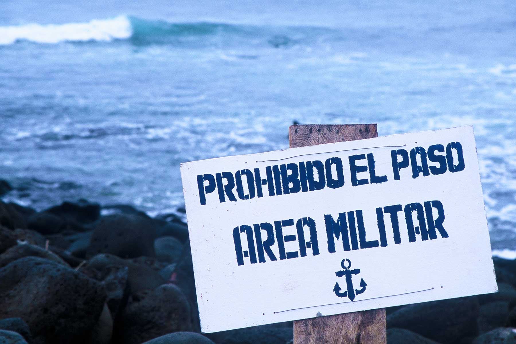 Military Base | Surfing Waves | Puerto Baquerizo Moreno | San Cristobal Galapagos | Environmental Studies | Photo Steven Andrew Martin