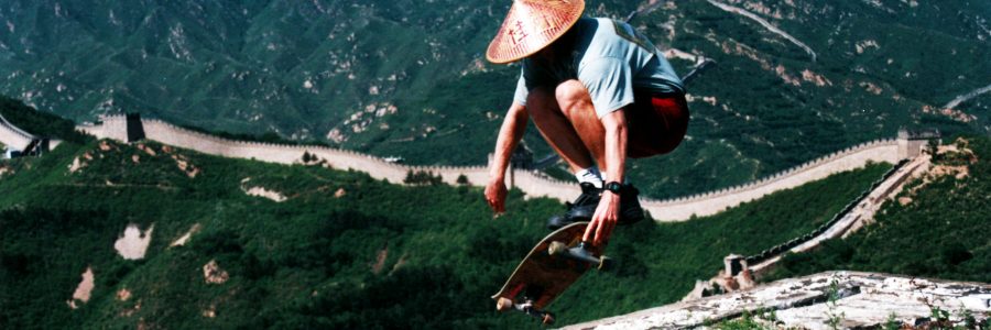 Skateboarding the Great Wall 万里长城