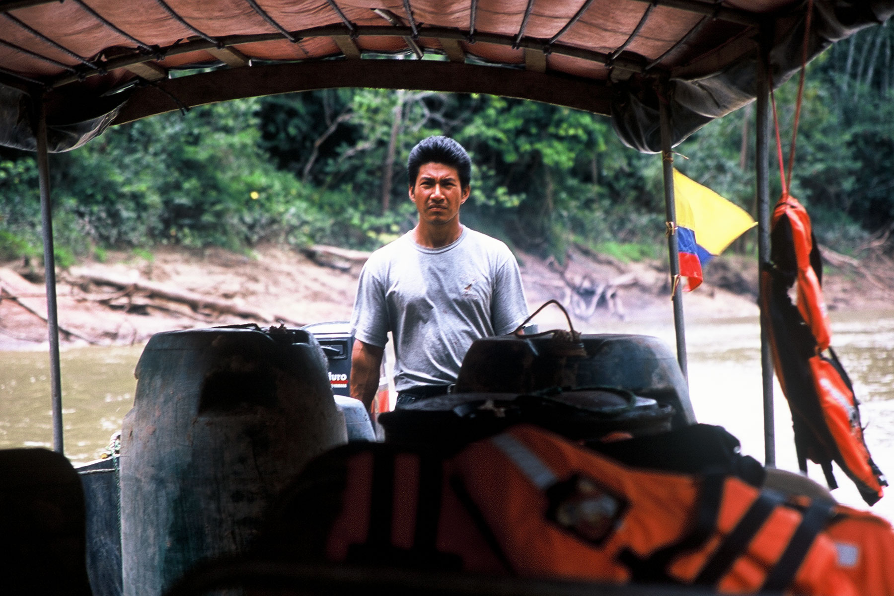 Tiputini River Transportation | Amazonia Ecuador | Steven Andrew Martin | Western Amazon Research