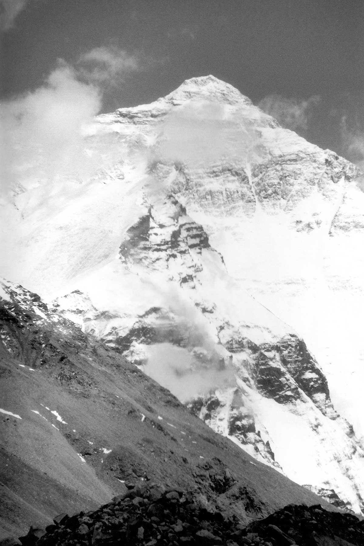 Mount Everest view | Rongbuk glacier | Mount Everest base camp | Tibet Autonomous Region | Qomolangma National Nature Preserve | Surf Doctor Steven Andrew Martin