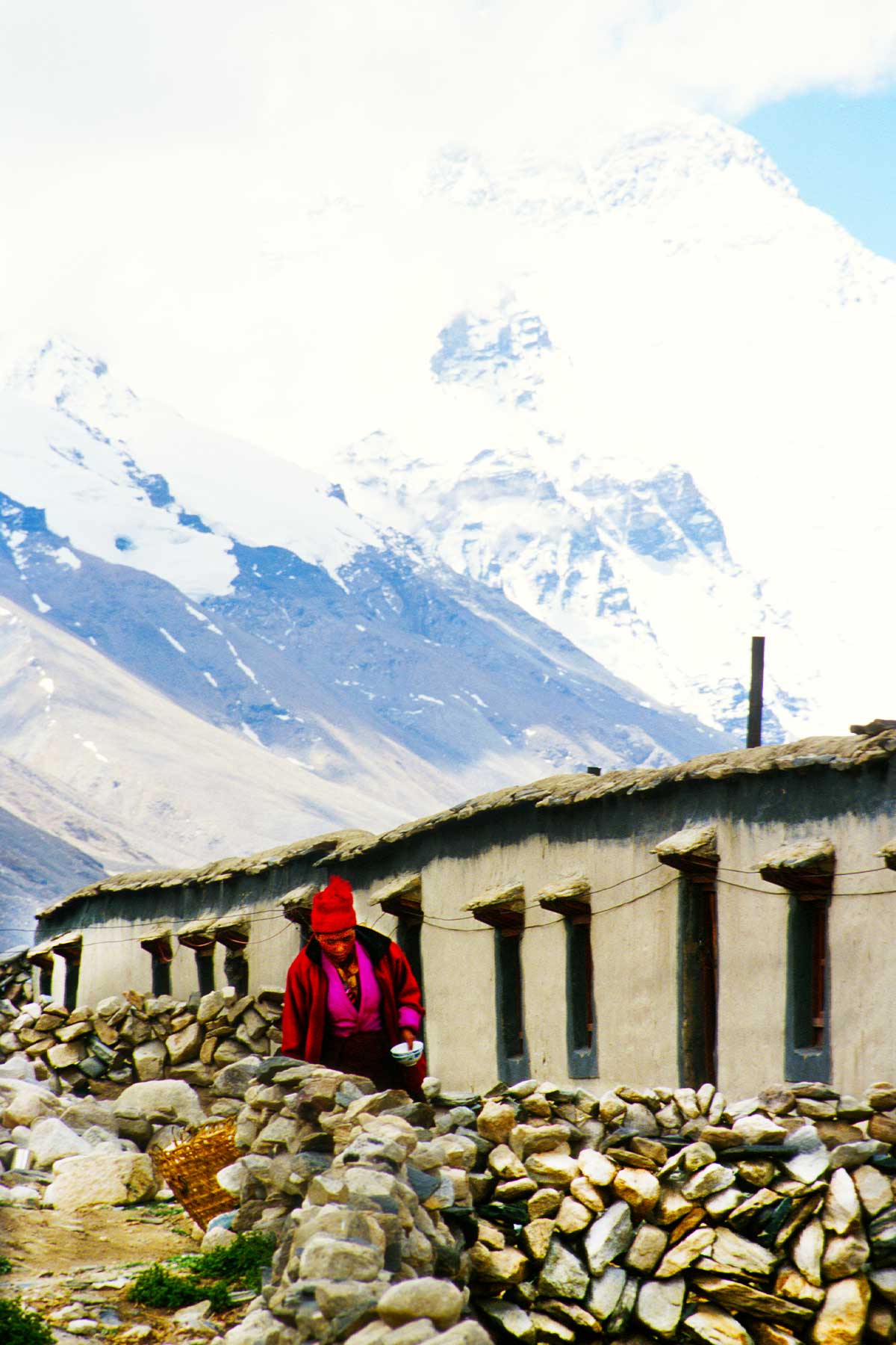Everest from the Rongbuk Monastery | Tibet Autonomous Region | Qomolangma National Nature Preserve | Surf Doctor Steven Andrew Martin | Mount Everest Base Camp
