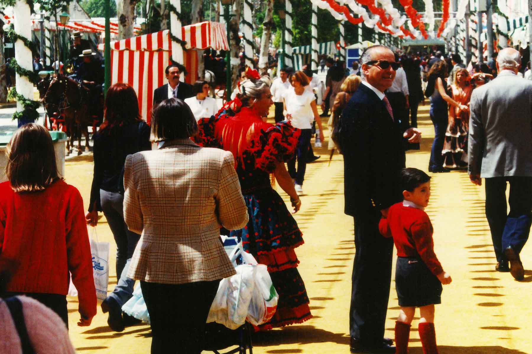 Seville Fair 1998 - Spain Photo Journal - Steven Andrew Martin - Study Abroad - College Consortium International Studies - CCIS