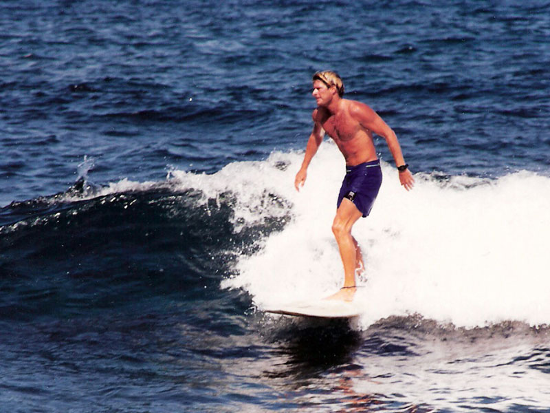 Steven Andrew Martin | Surfing 1989 | Kohala Lighthouse, Big Island of Hawaii