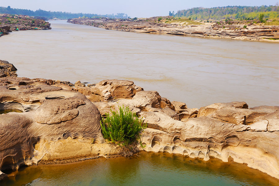 Mekong River - Sam Pun Boak - Ubon Ratchathani Thailand - Steven Andrew Martin